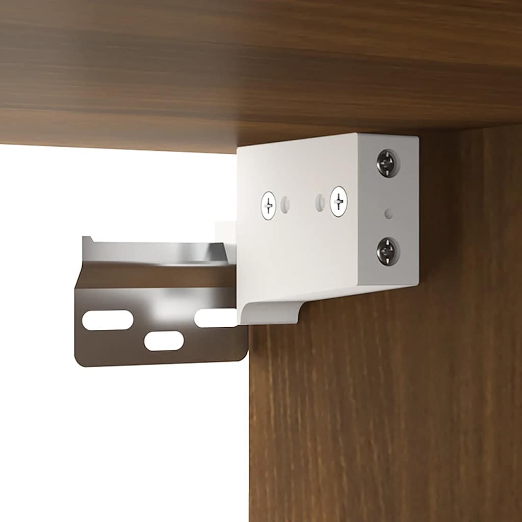 Armoire à miroir avec LED Chêne marron 76x15x55 cm - XIOS