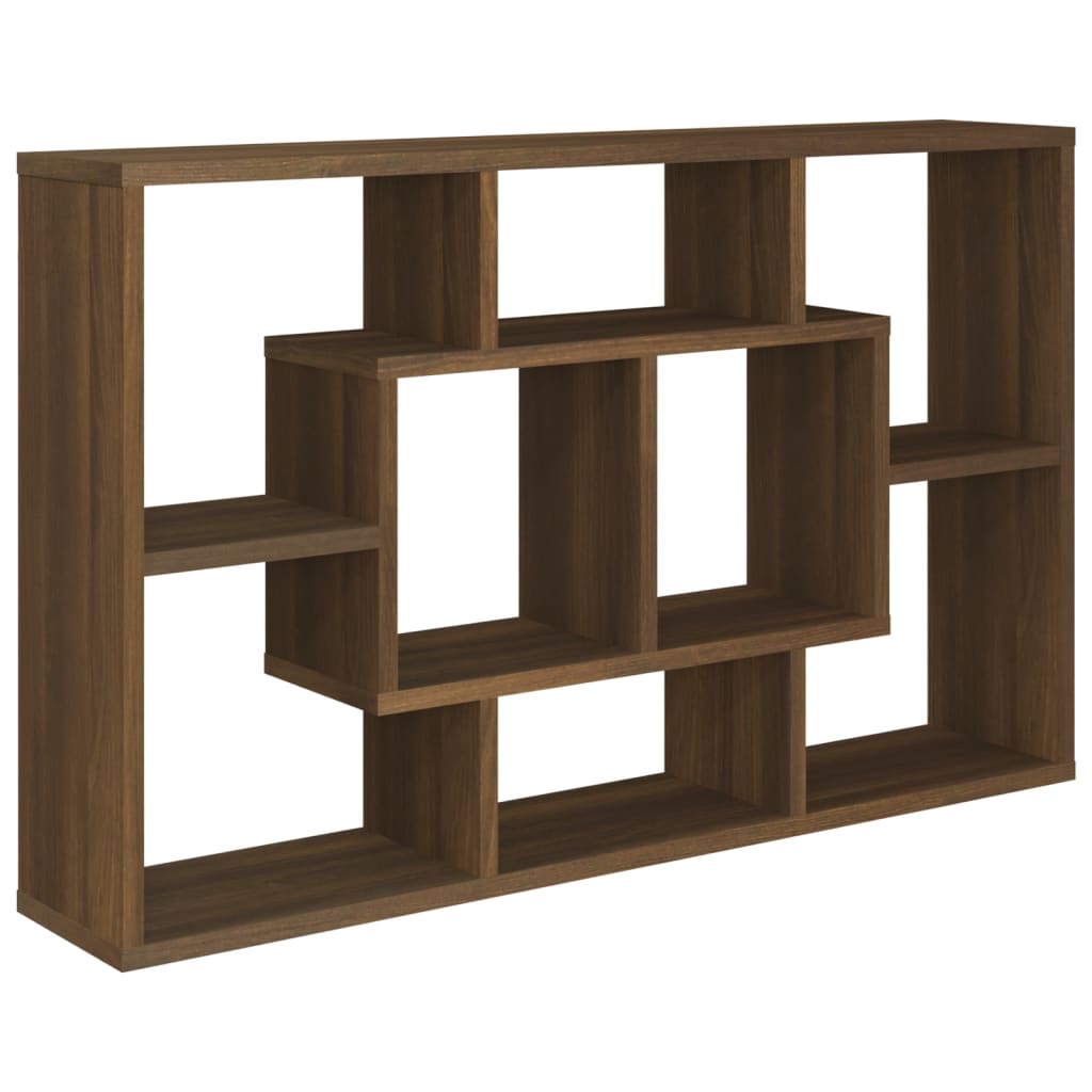 Étagère murale Chêne marron 85x16x52,5 cm Bois d'ingénierie - XIOS