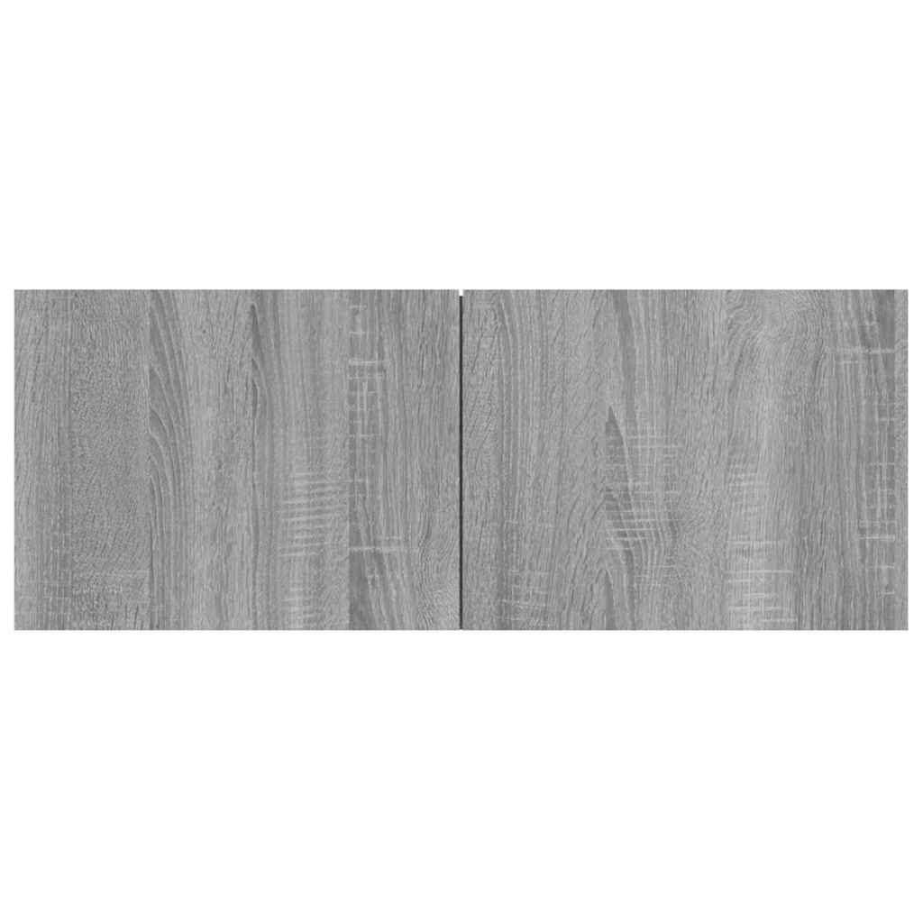 Meubles TV 2 pcs sonoma gris 80x30x30 cm bois d'ingénierie - XIOS