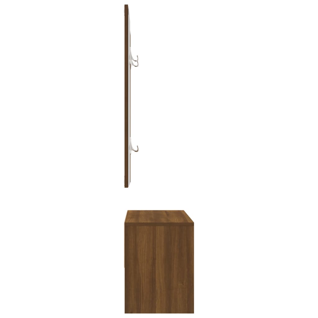 Ensemble de meubles de couloir Chêne marron Bois d'ingénierie - XIOS