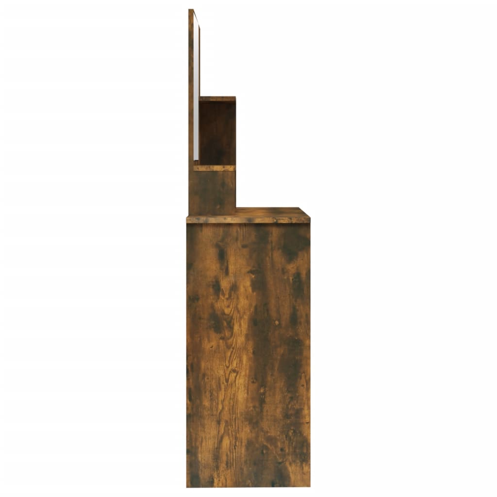 Coiffeuse avec miroir Chêne fumé 86,5x35x136 cm - XIOS