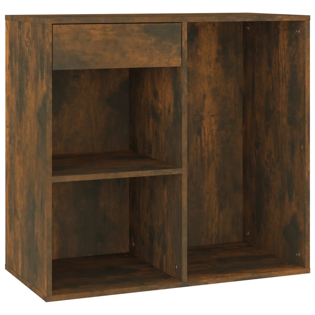 Armoire cosmétique Chêne fumé 80x40x75 cm Bois d'ingénierie - XIOS