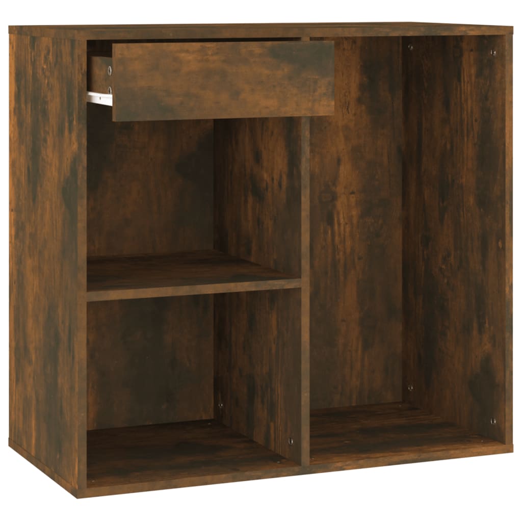 Armoire cosmétique Chêne fumé 80x40x75 cm Bois d'ingénierie - XIOS