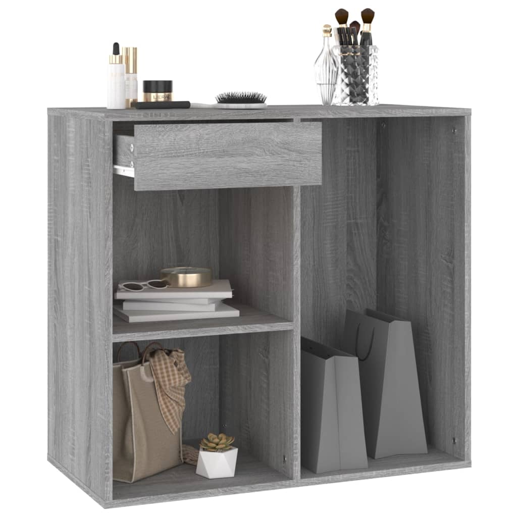 Armoire cosmétique Sonoma gris 80x40x75 cm Bois d'ingénierie - XIOS