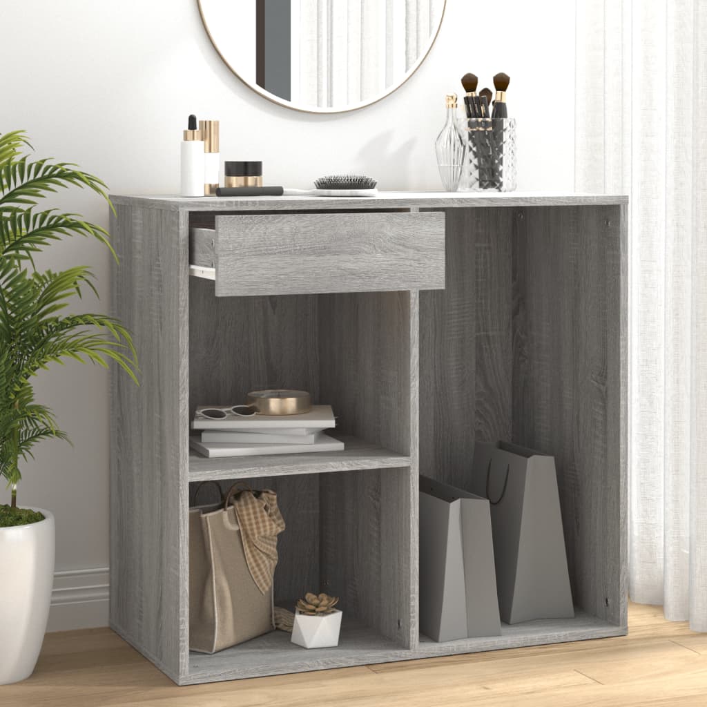 Armoire cosmétique Sonoma gris 80x40x75 cm Bois d'ingénierie - XIOS