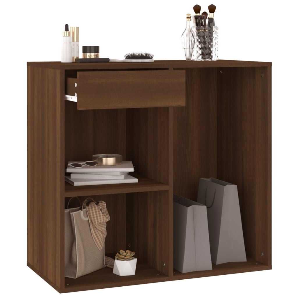 Armoire cosmétique Chêne marron 80x40x75 cm Bois d'ingénierie - XIOS
