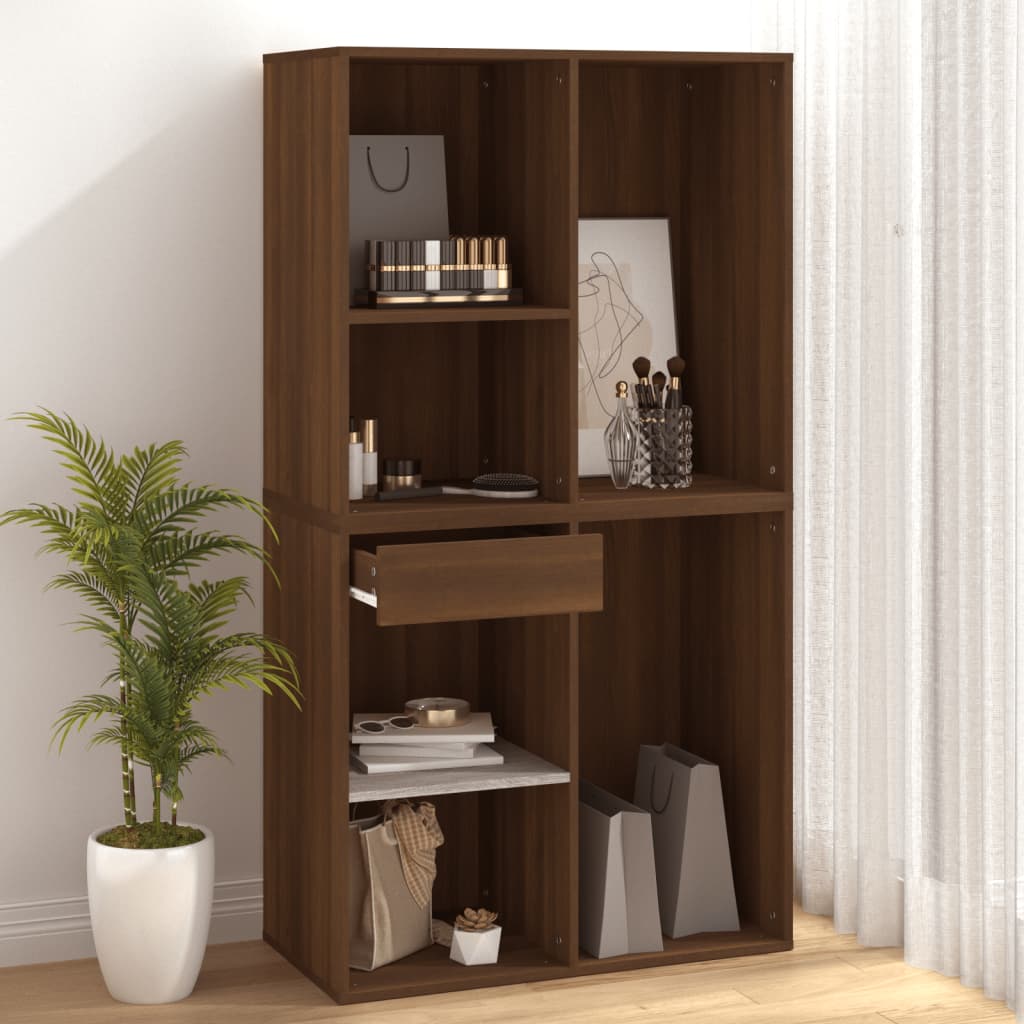 Armoire cosmétique Chêne marron 80x40x75 cm Bois d'ingénierie - XIOS