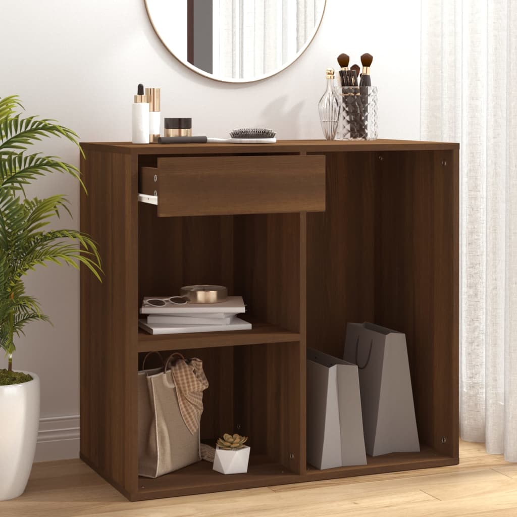 Armoire cosmétique Chêne marron 80x40x75 cm Bois d'ingénierie - XIOS