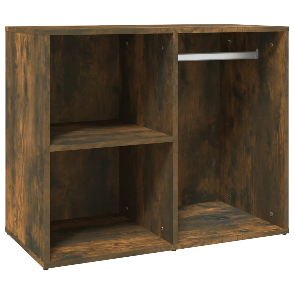 Armoire de dressing Chêne fumé 80x40x65 cm Bois d'ingénierie - XIOS