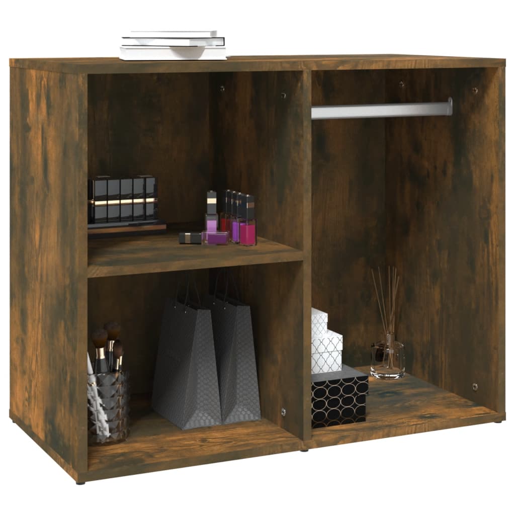 Armoire de dressing Chêne fumé 80x40x65 cm Bois d'ingénierie - XIOS