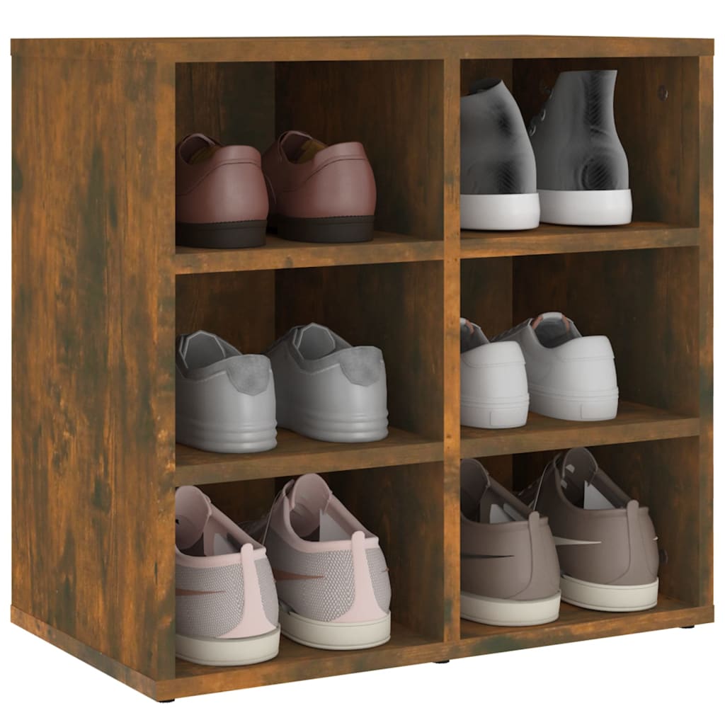 Armoire à chaussures Chêne fumé 52,5x30x50 cm - XIOS