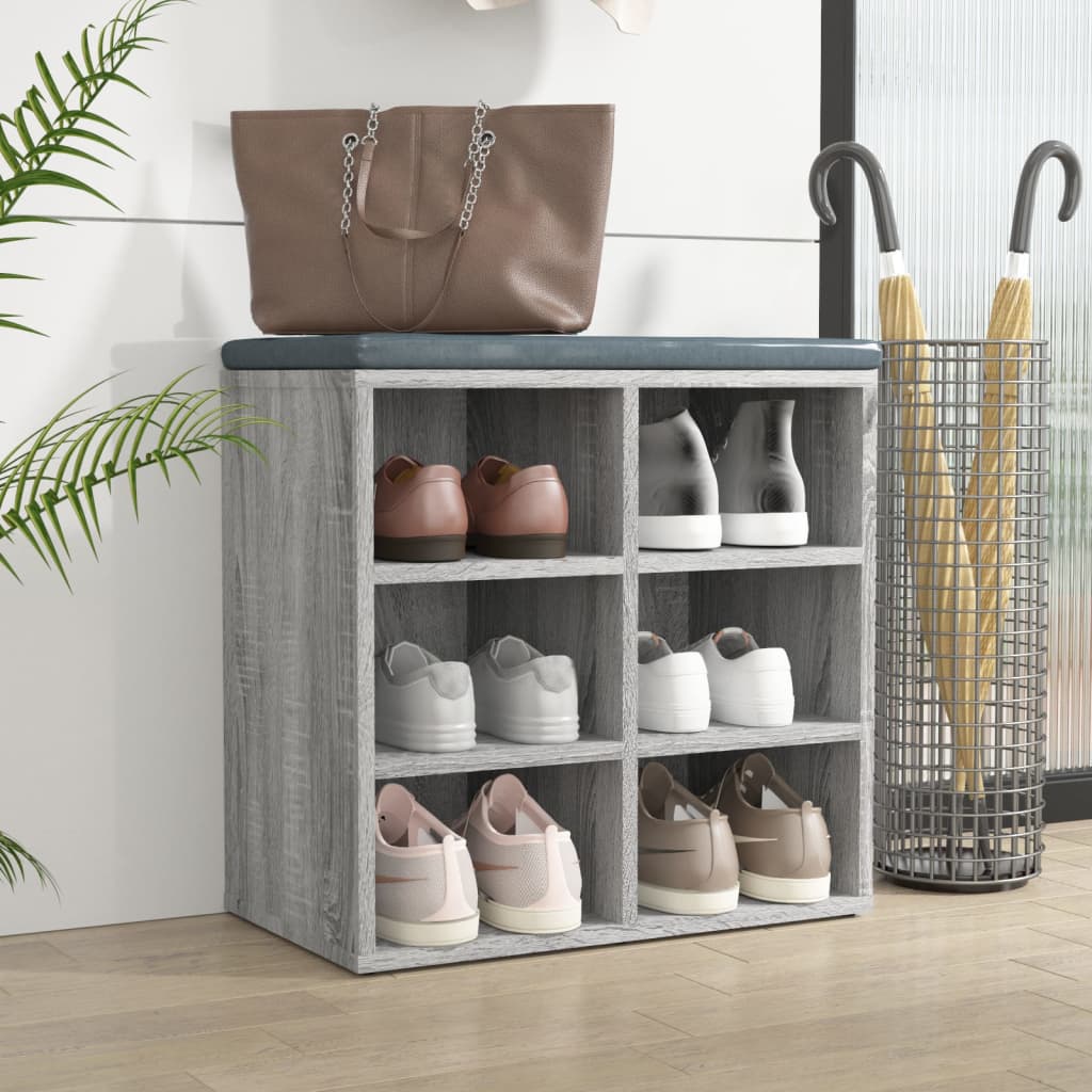 Armoire à chaussures Sonoma gris 52,5x30x50 cm - XIOS