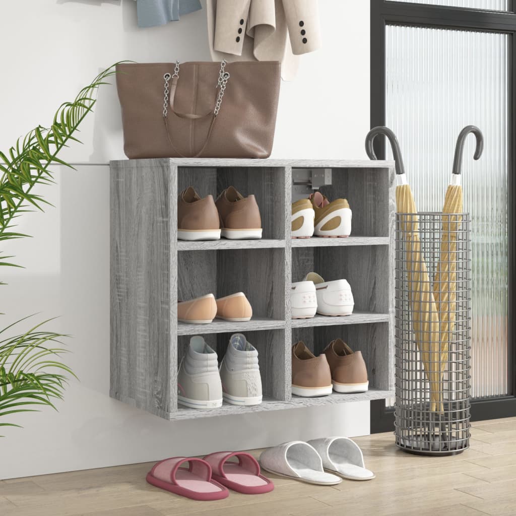 Armoire à chaussures Sonoma gris 52,5x30x50 cm - XIOS