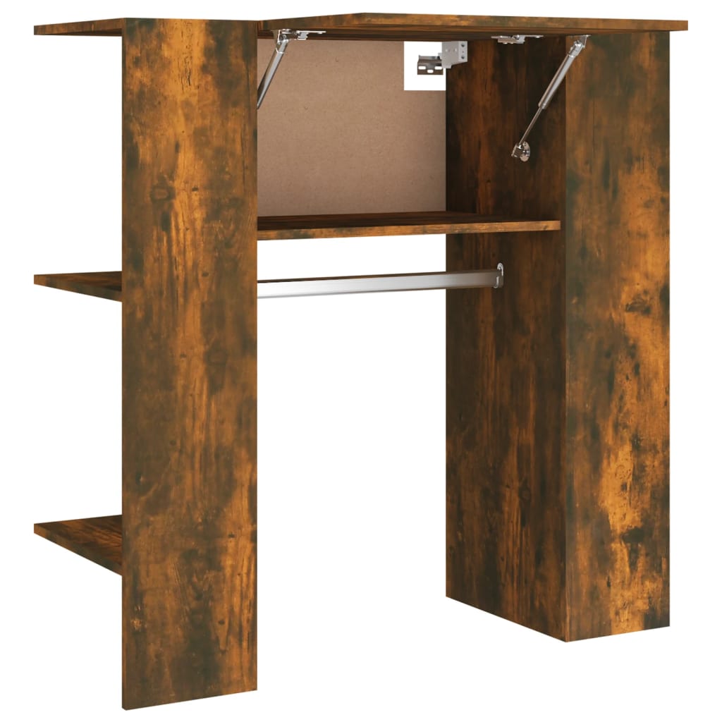 Armoire de couloir Chêne fumé 97,5x37x99 cm Bois d'ingénierie - XIOS
