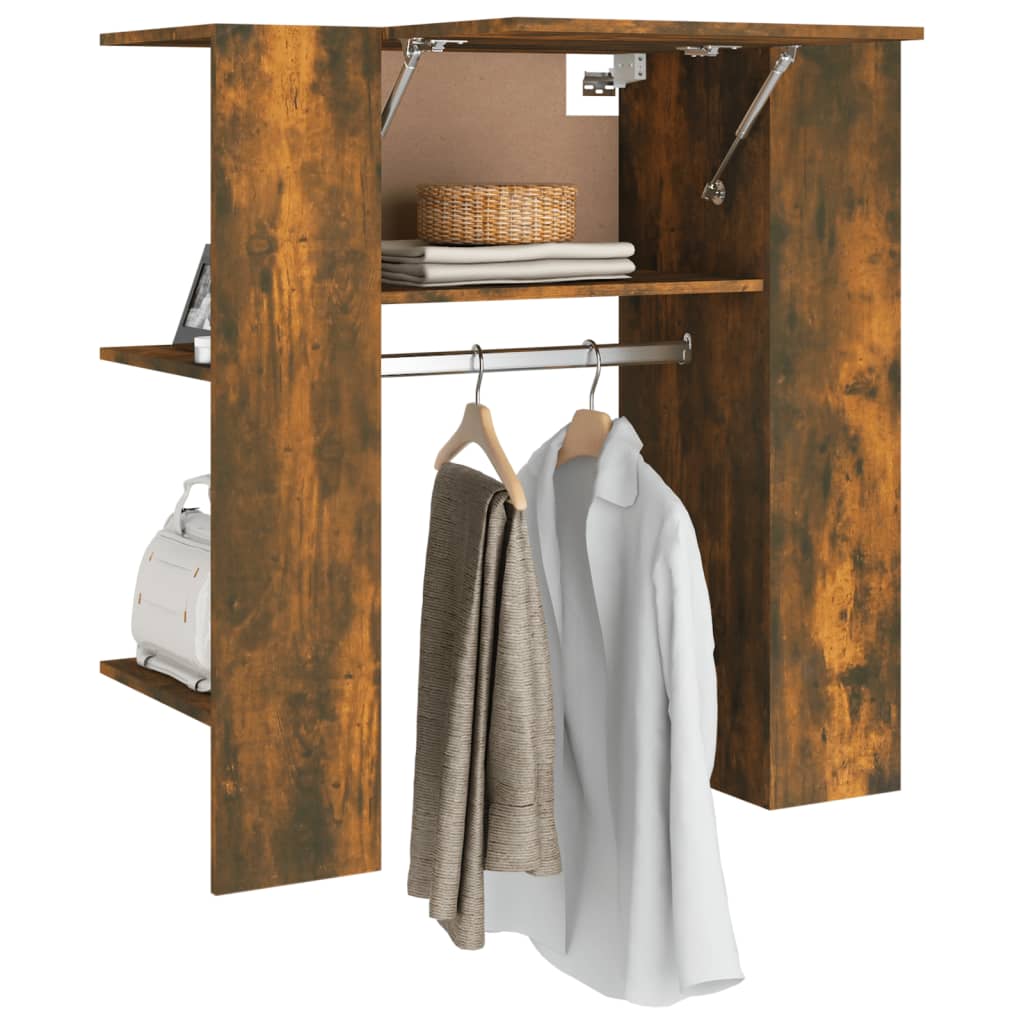 Armoire de couloir Chêne fumé 97,5x37x99 cm Bois d'ingénierie - XIOS