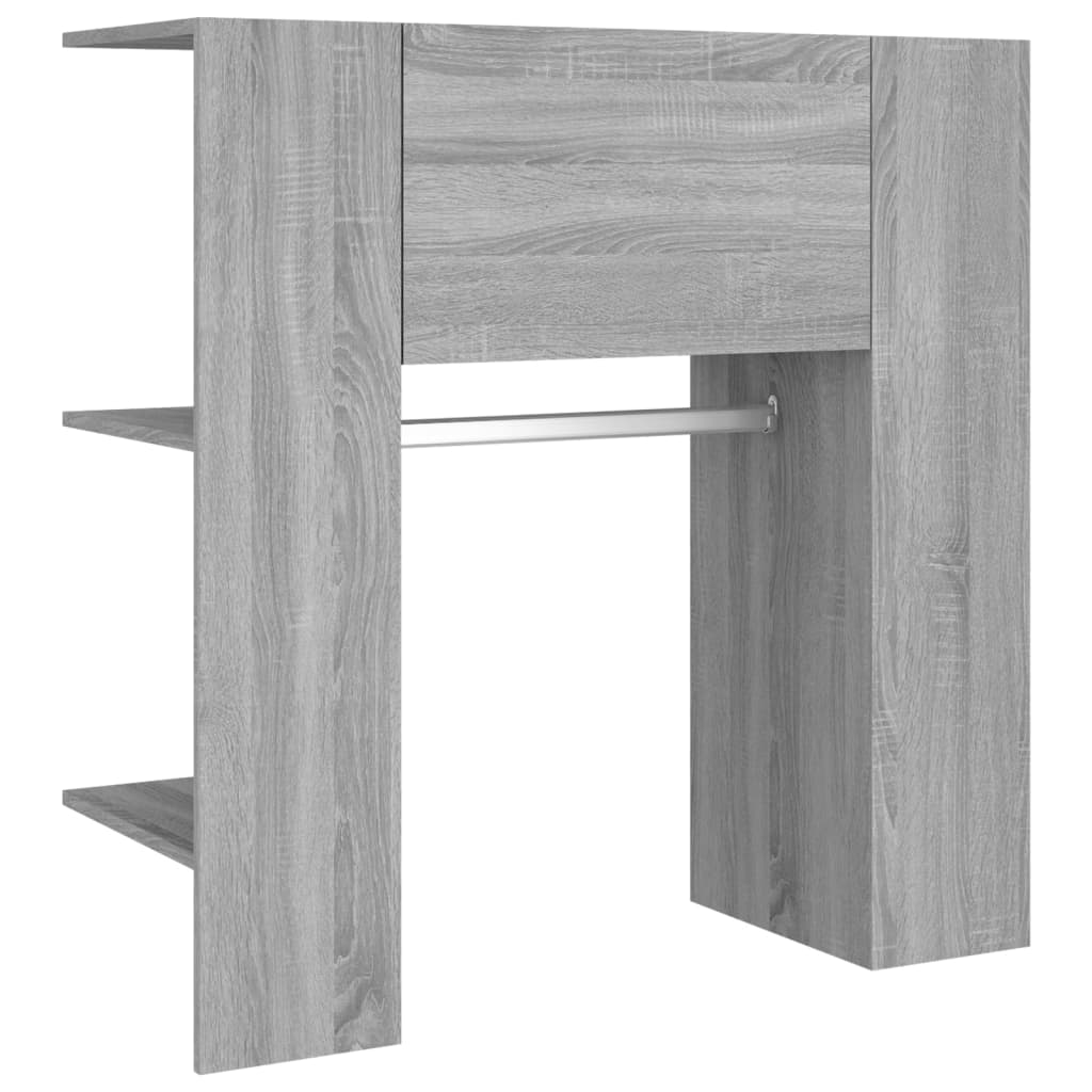 Armoire de couloir Sonoma gris 97,5x37x99 cm Bois d'ingénierie - XIOS
