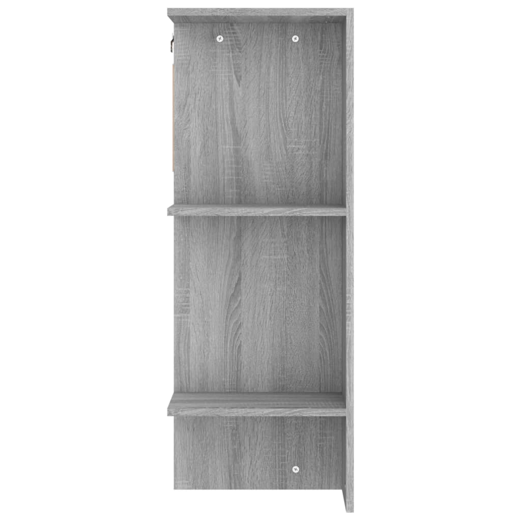 Armoire de couloir Sonoma gris 97,5x37x99 cm Bois d'ingénierie - XIOS