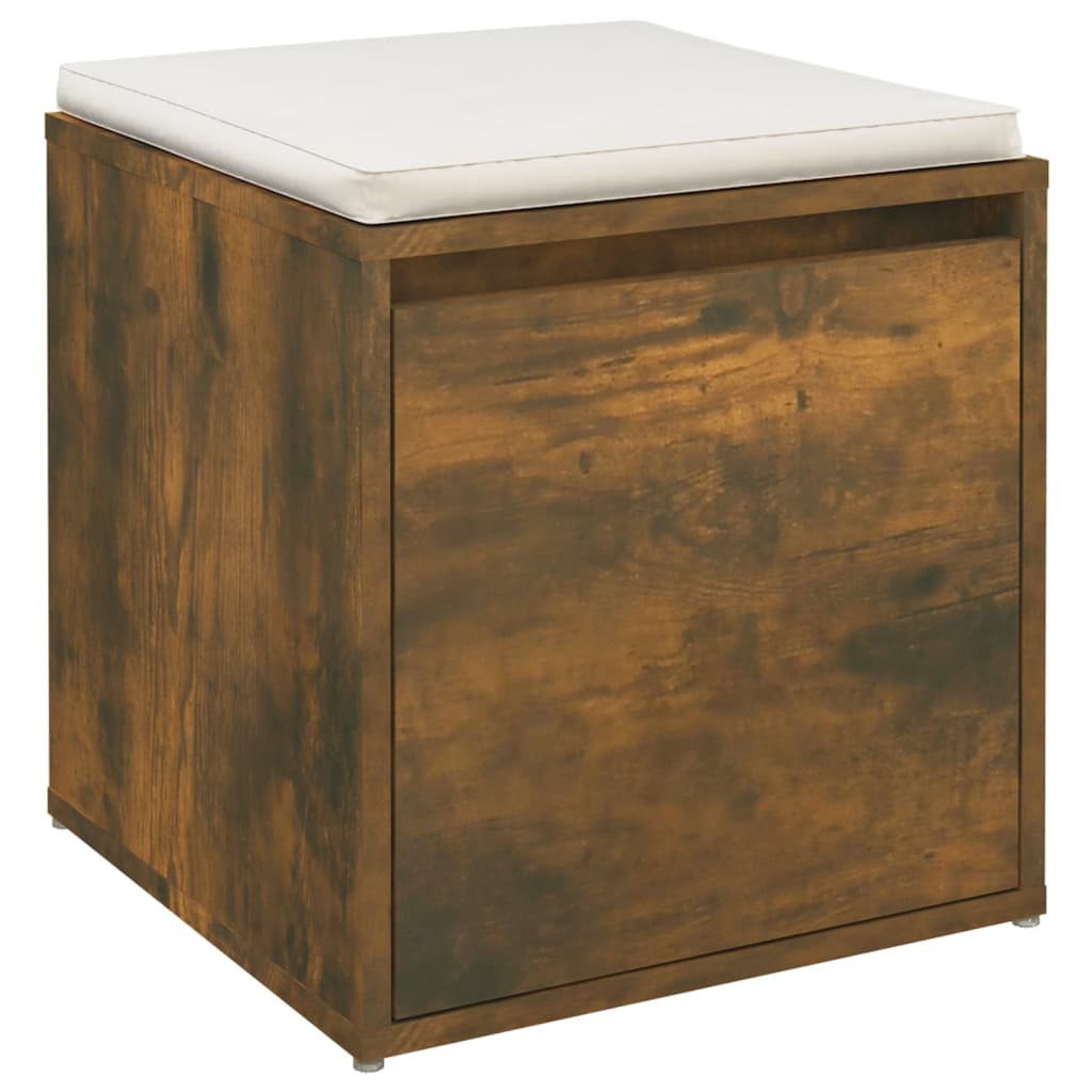 Tiroir boîte Chêne fumé 40,5x40x40 cm Bois d'ingénierie - XIOS
