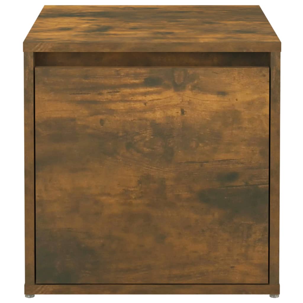 Tiroir boîte Chêne fumé 40,5x40x40 cm Bois d'ingénierie - XIOS