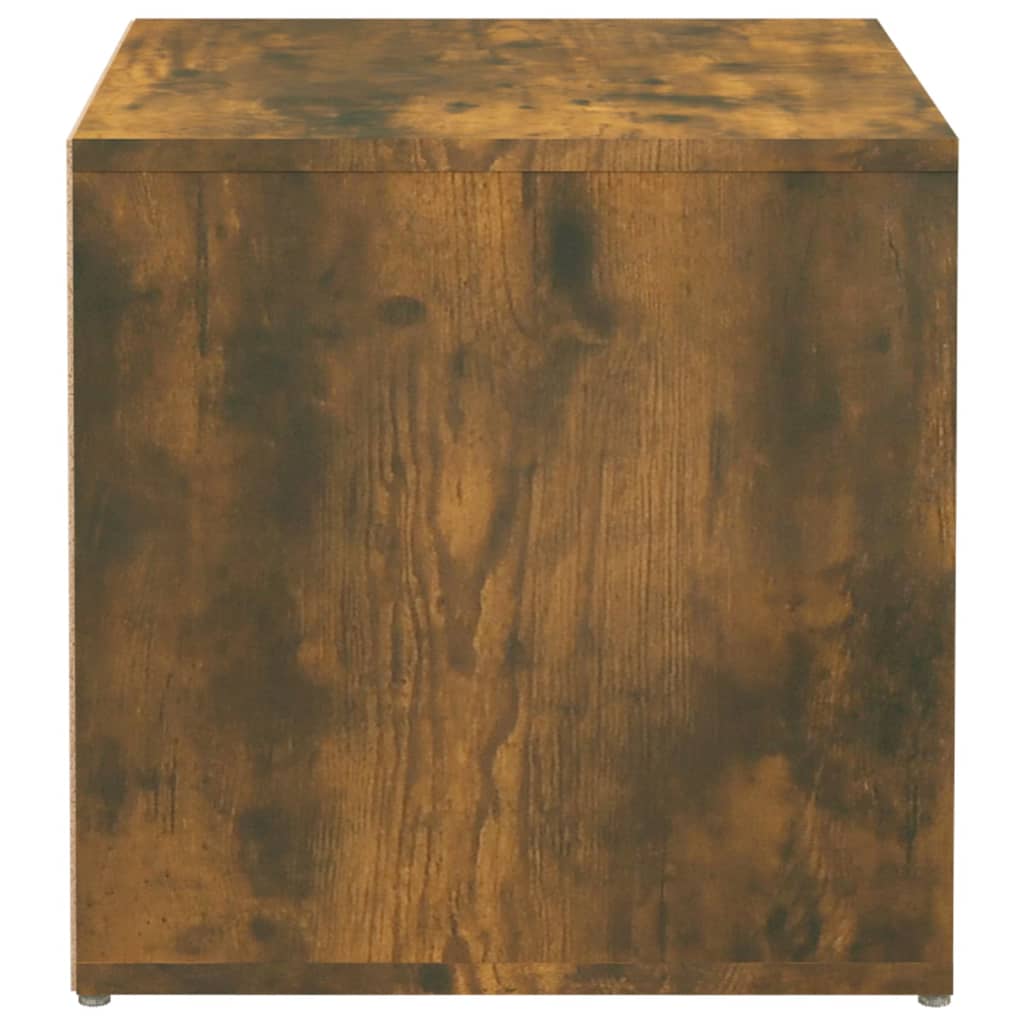 Tiroir boîte Chêne fumé 40,5x40x40 cm Bois d'ingénierie - XIOS