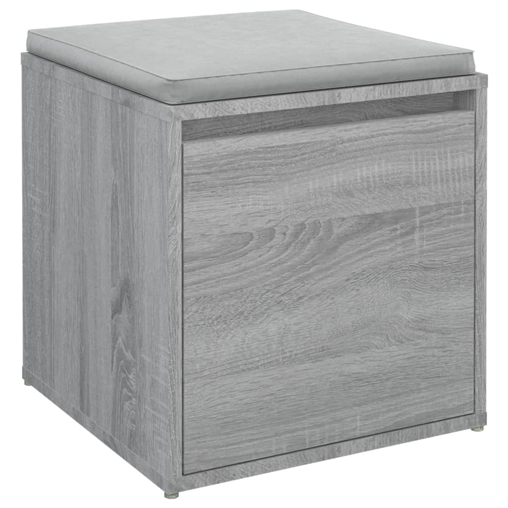 Tiroir boîte Sonoma gris 40,5x40x40 cm Bois d'ingénierie - XIOS