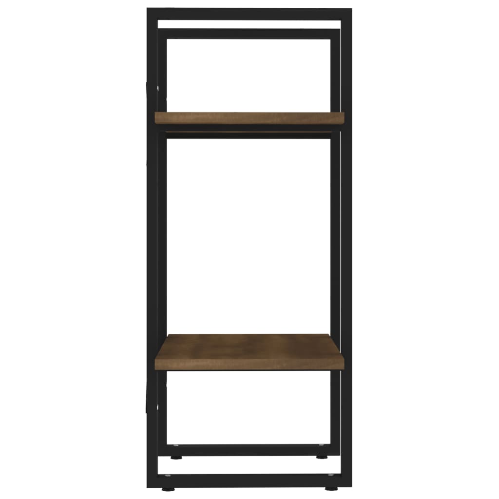 Bibliothèque 2 niveaux Chêne brun 40x30x70 cm Bois d'ingénierie - XIOS