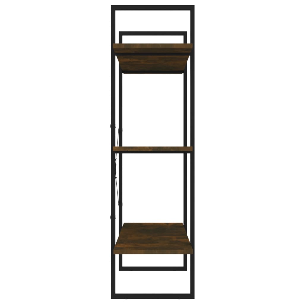 Bibliothèque Chêne fumé 100x30x105 cm Bois d'ingénierie - XIOS
