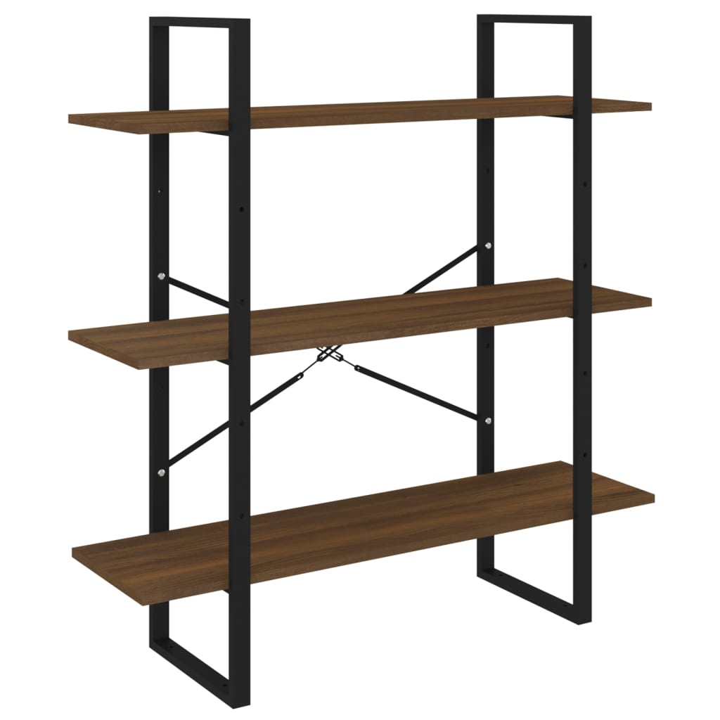 Bibliothèque Chêne marron 100x30x105 cm Bois d'ingénierie - XIOS