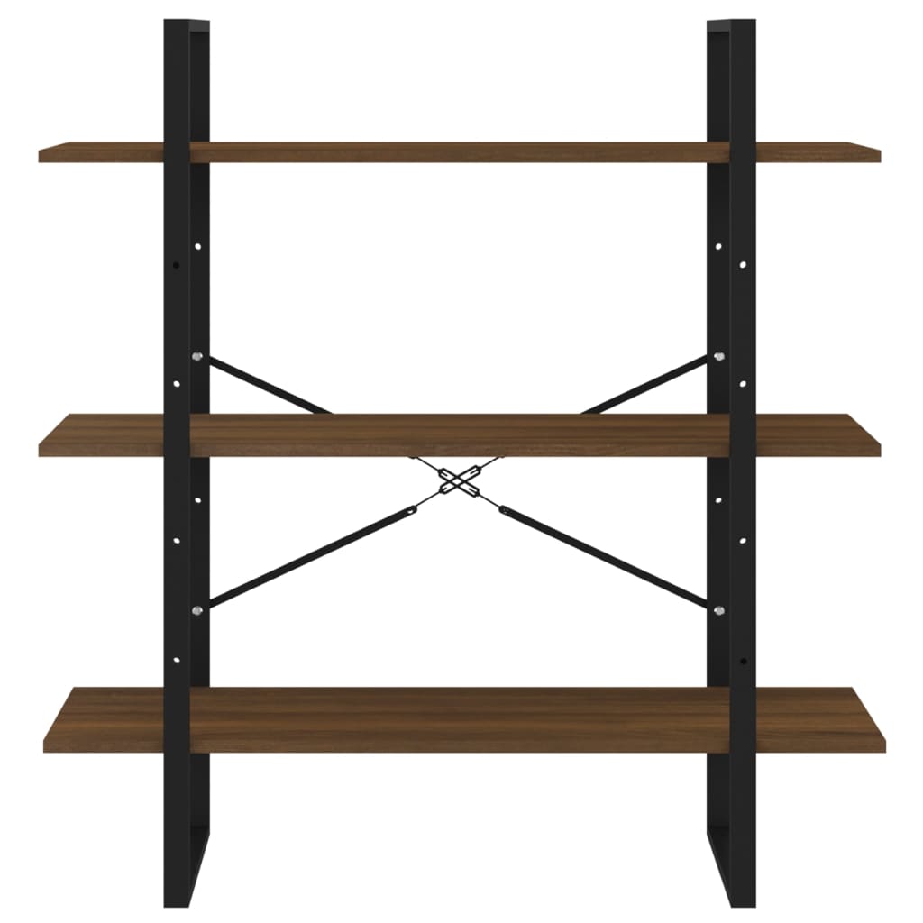 Bibliothèque Chêne marron 100x30x105 cm Bois d'ingénierie - XIOS