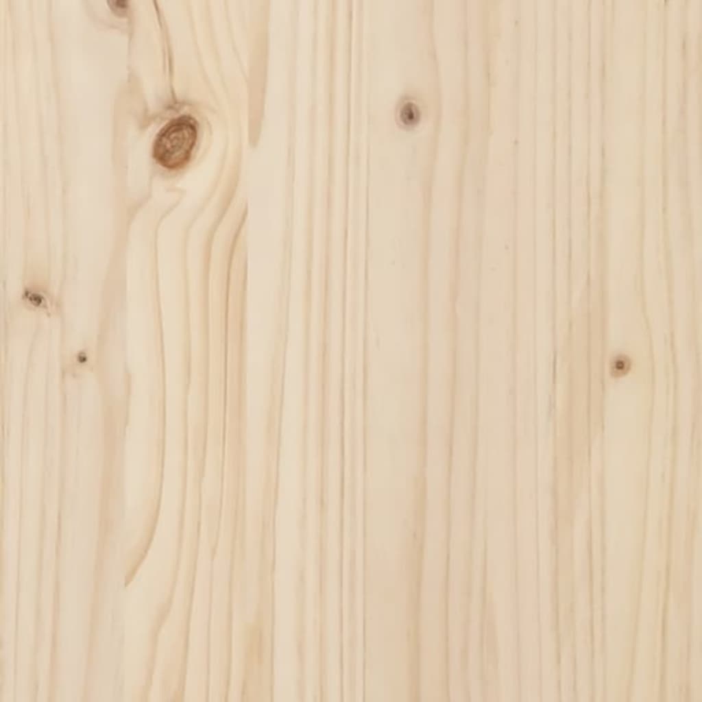 Ensemble de coiffeuse avec miroir Bois de pin solide Coiffeuses vidaXL