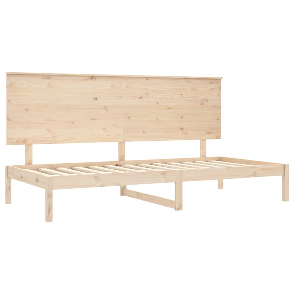Lit de jour sans matelas 80x200 cm bois de pin massif - XIOS