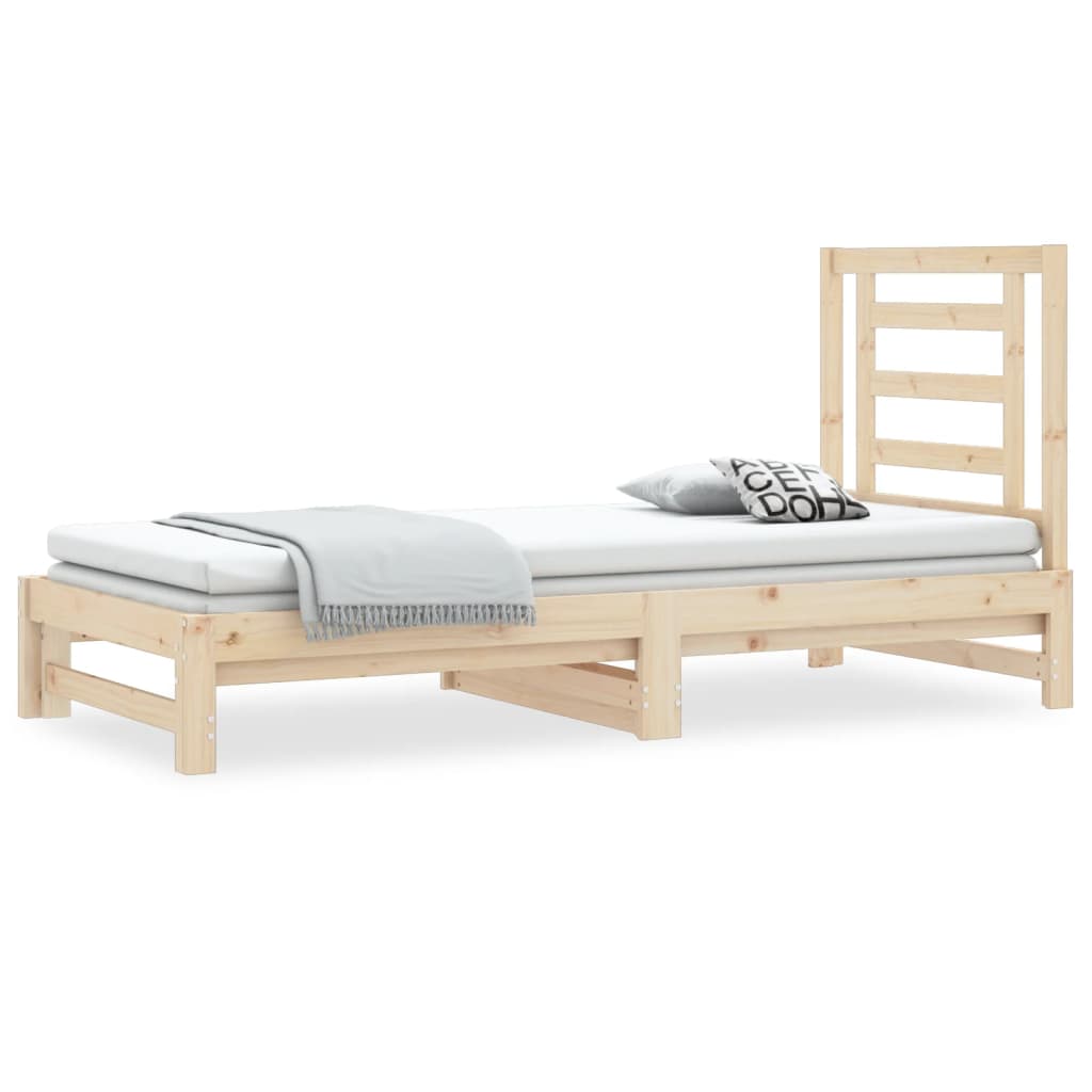 Lit coulissant sans matelas 2x(90x200) cm - XIOS