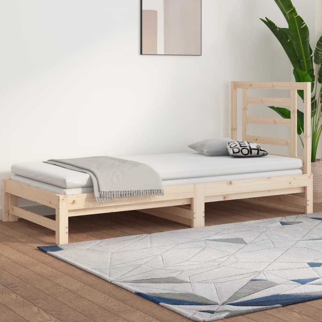 Lit coulissant sans matelas 2x(90x190) cm - XIOS