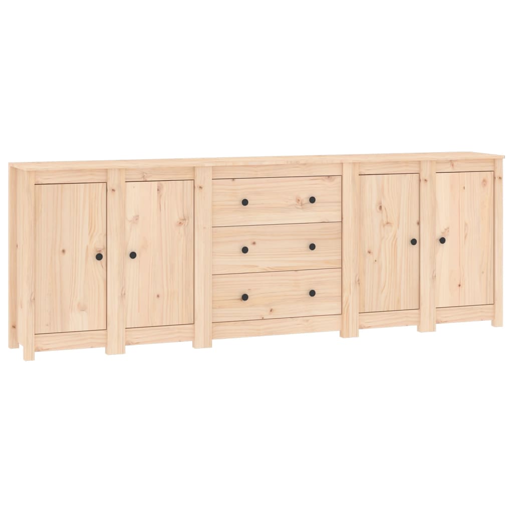 Buffet 230x35x80 cm Bois massif de pin - XIOS