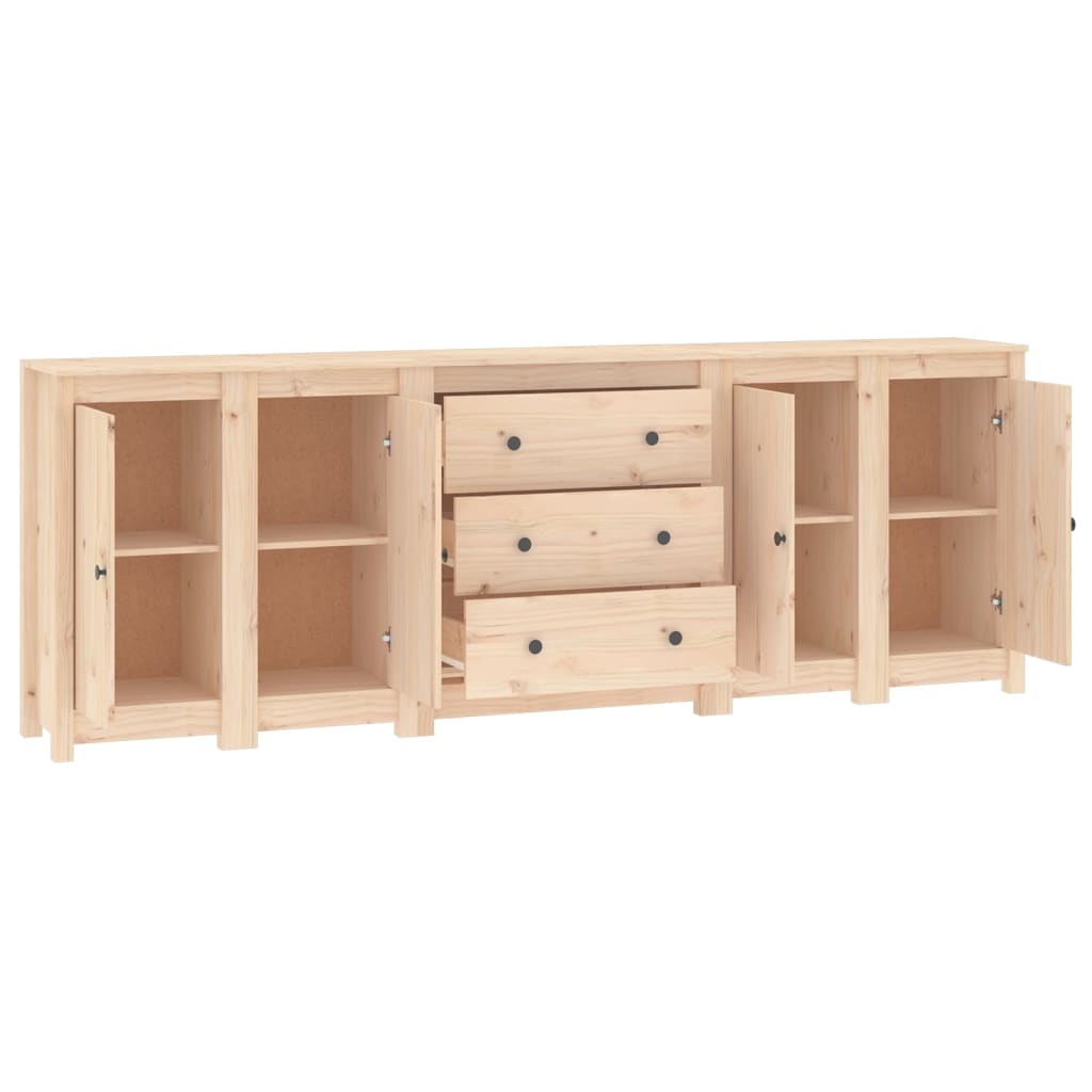 Buffet 230x35x80 cm Bois massif de pin - XIOS