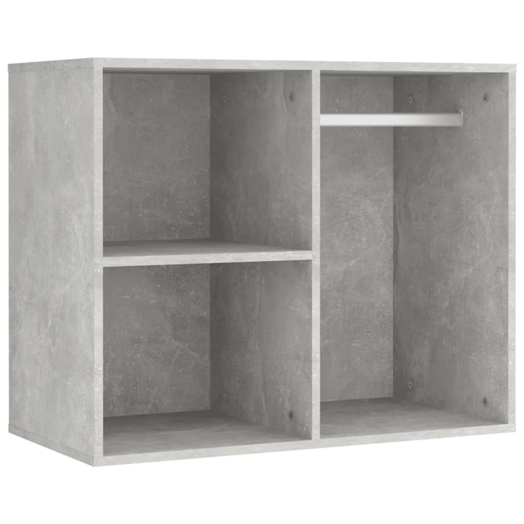 Ensemble de coiffeuse avec LED Gris béton Bois d'ingénierie - XIOS