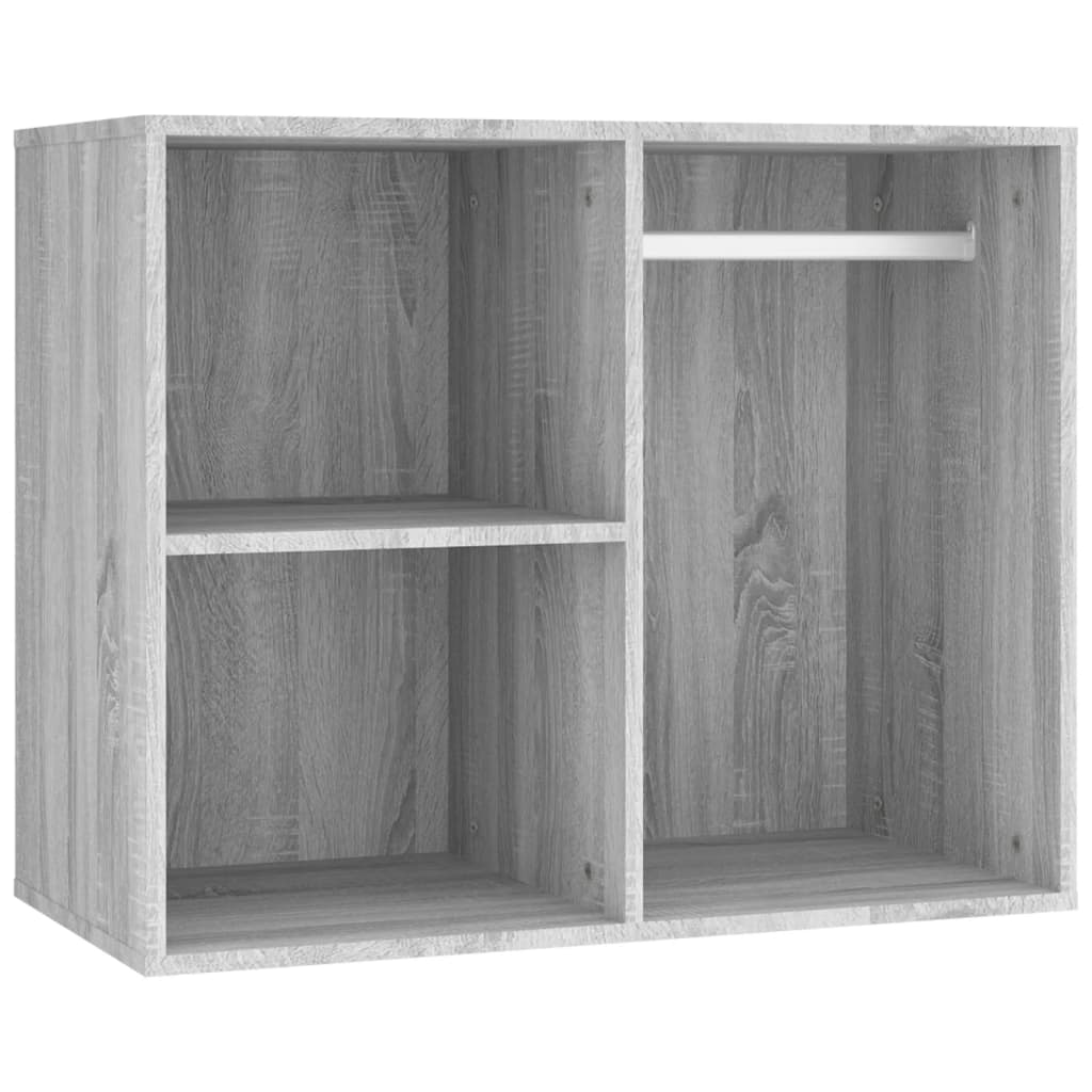Ensemble de coiffeuse avec LED Sonoma gris Bois d'ingénierie