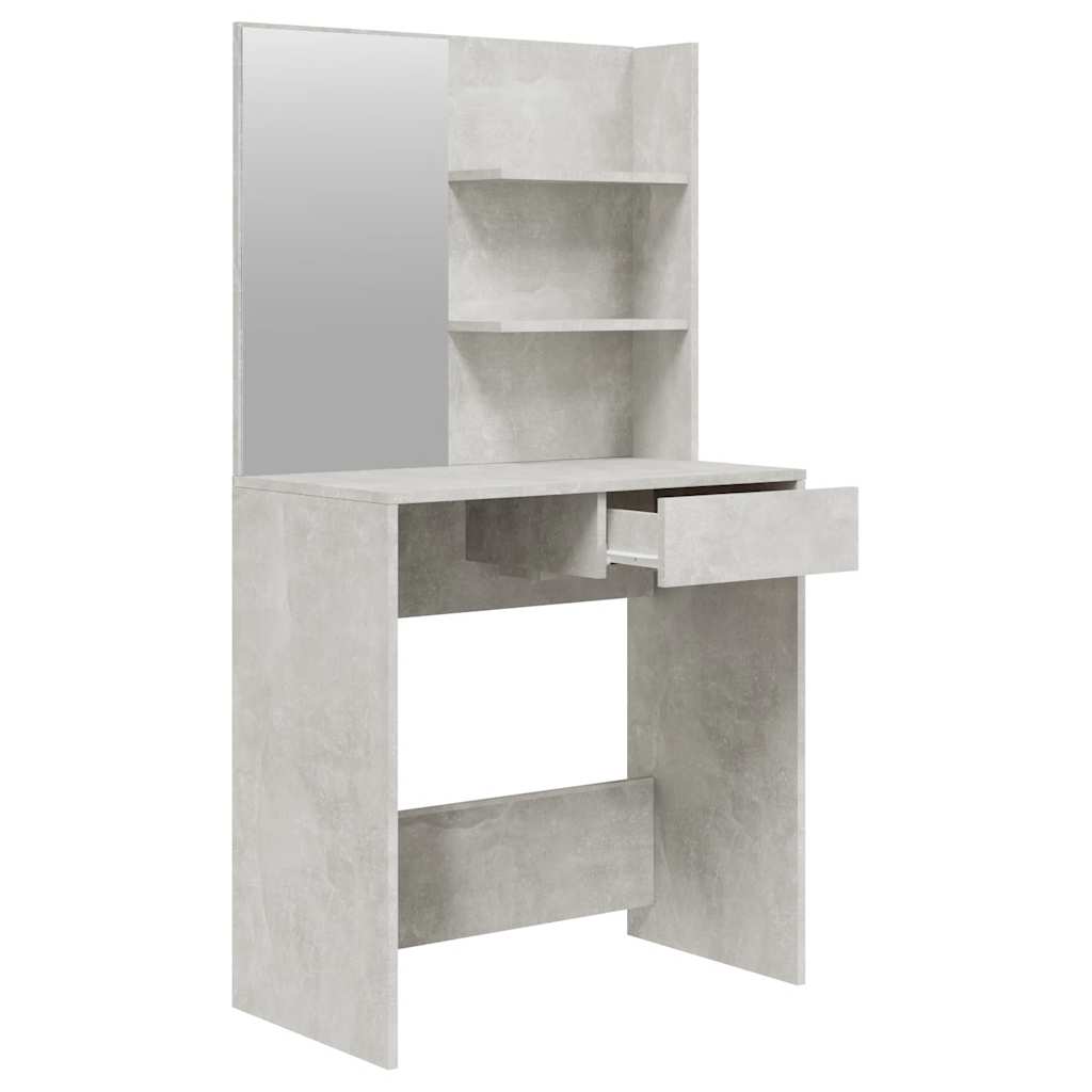 Ensemble de coiffeuse Gris béton 74,5x40x141 cm - XIOS