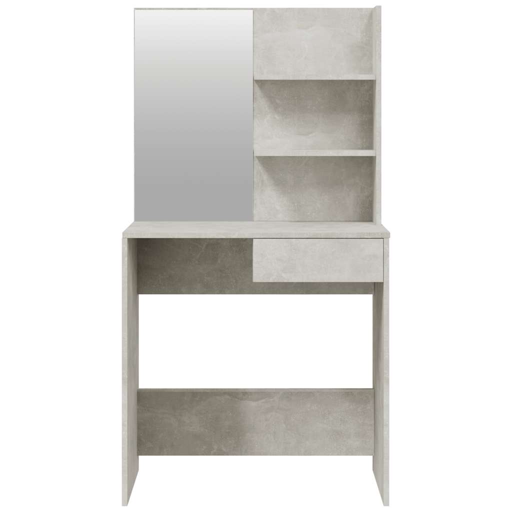 Ensemble de coiffeuse Gris béton 74,5x40x141 cm - XIOS