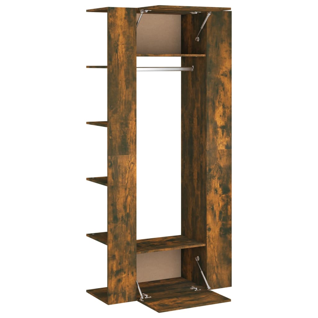 Armoires de couloir 2 pcs chêne fumé bois d'ingénierie - XIOS