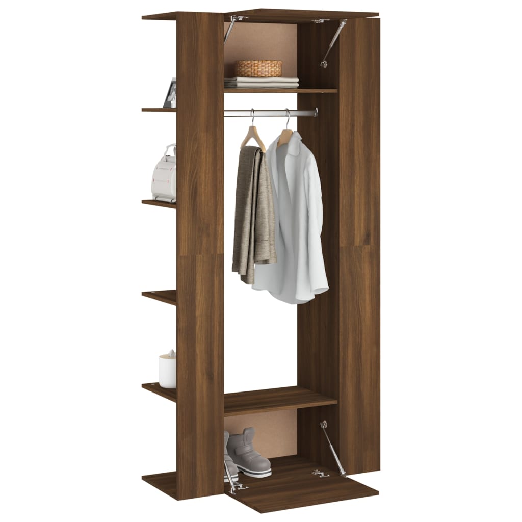 Armoires de couloir 2 pcs Chêne marron Bois d'ingénierie - XIOS