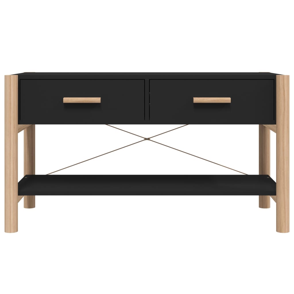 Meuble TV Noir 82x38x45 cm Bois d'ingénierie - XIOS