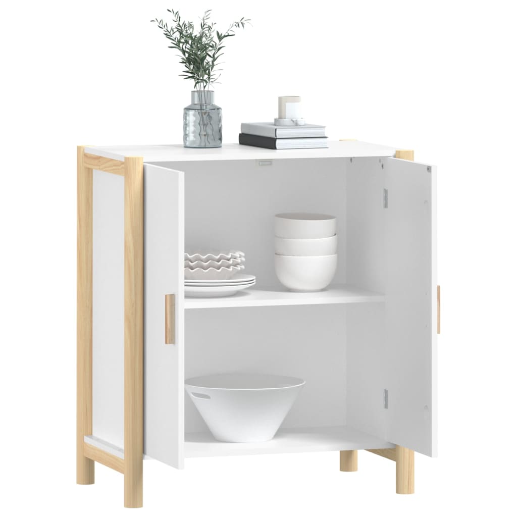 Buffet Blanc 62x38x70 cm Bois d'ingénierie - XIOS