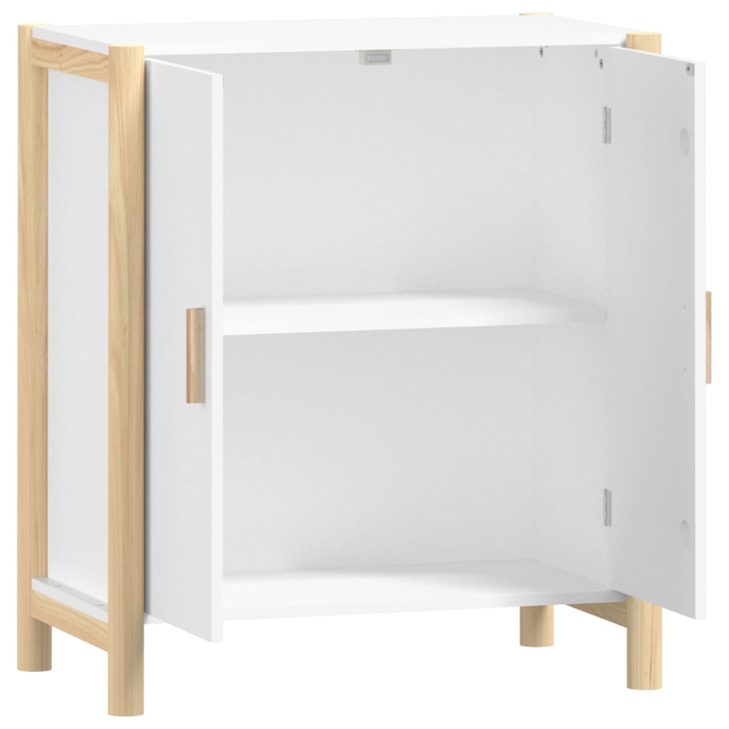 Buffet Blanc 62x38x70 cm Bois d'ingénierie - XIOS