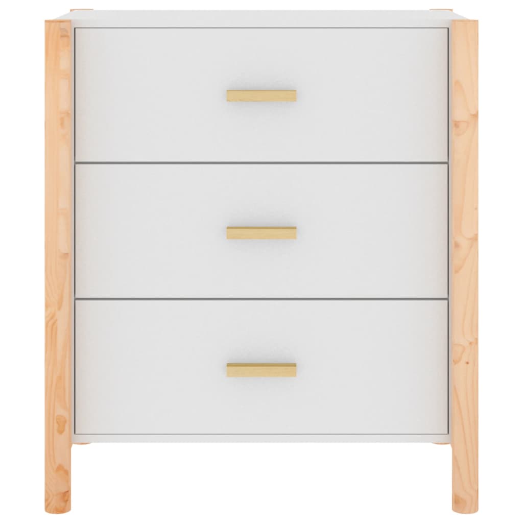 Buffet Blanc 62x38x70 cm Bois d'ingénierie - XIOS