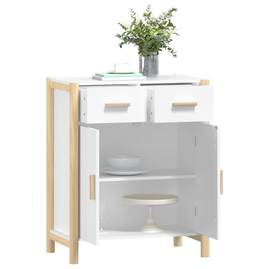Buffet Blanc 62x38x75 cm Bois d'ingénierie - XIOS