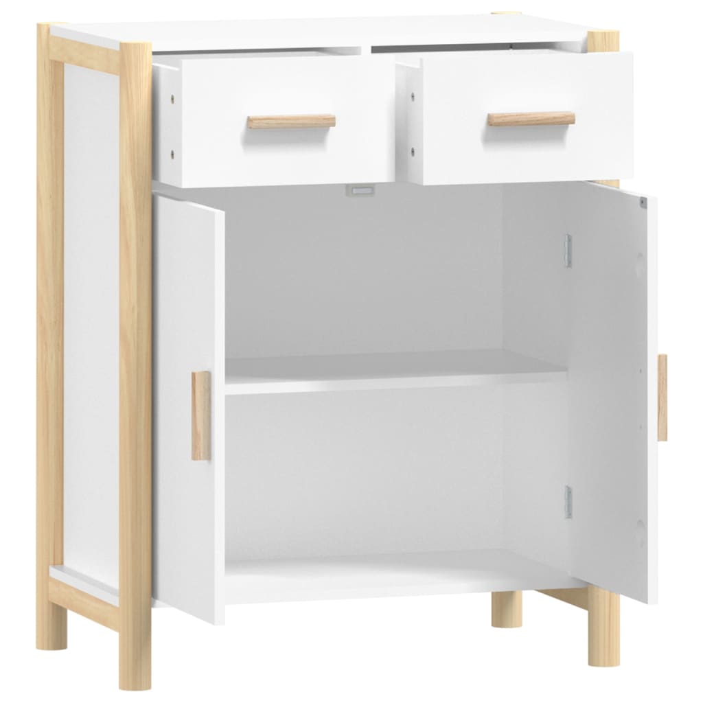 Buffet Blanc 62x38x75 cm Bois d'ingénierie - XIOS