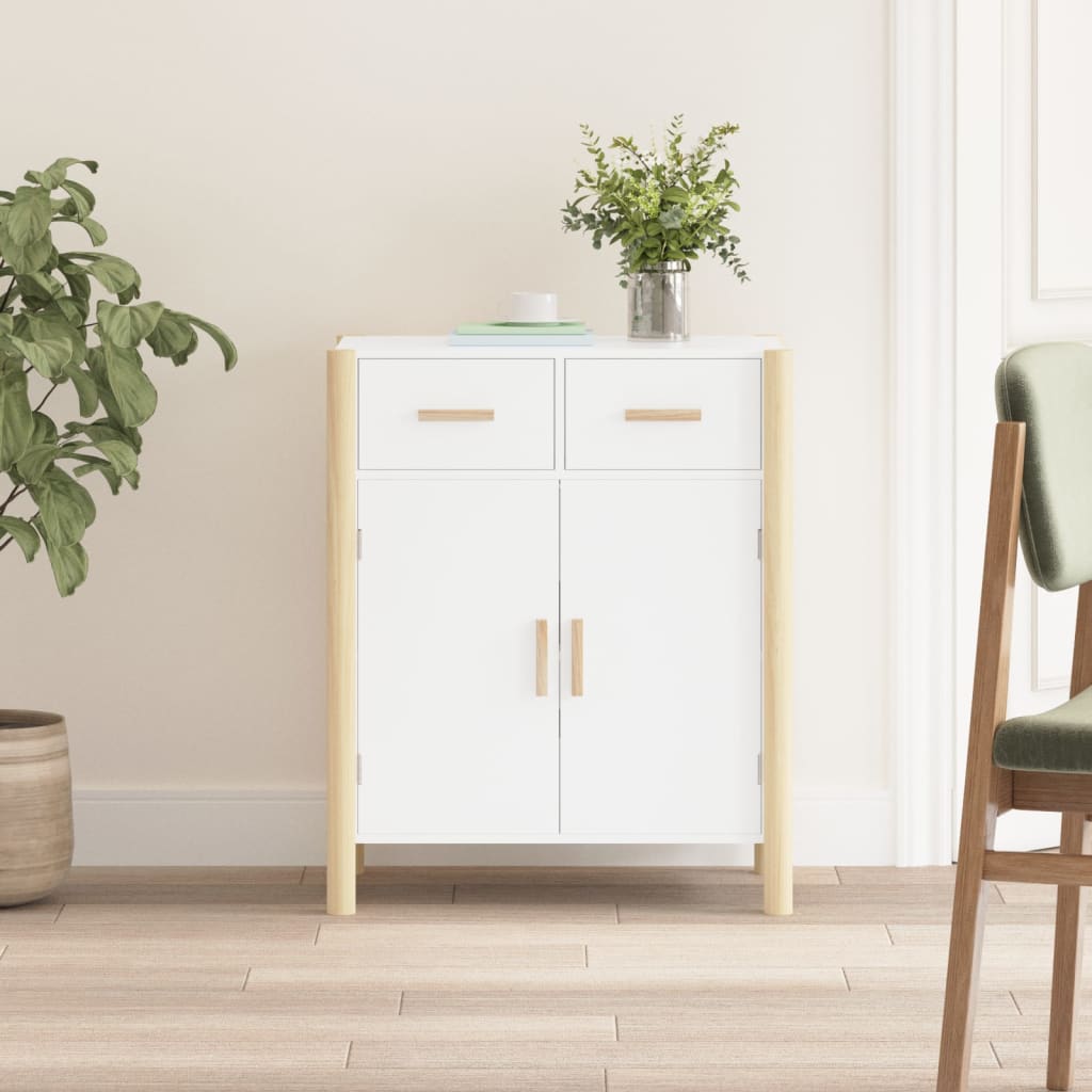 Buffet Blanc 62x38x75 cm Bois d'ingénierie - XIOS