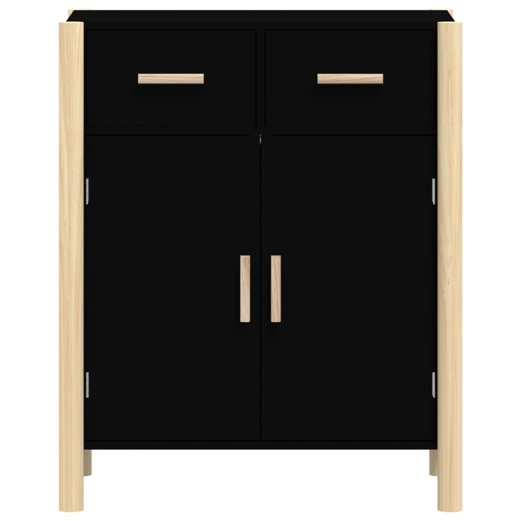 Buffet Noir 62x38x75 cm Bois d'ingénierie - XIOS