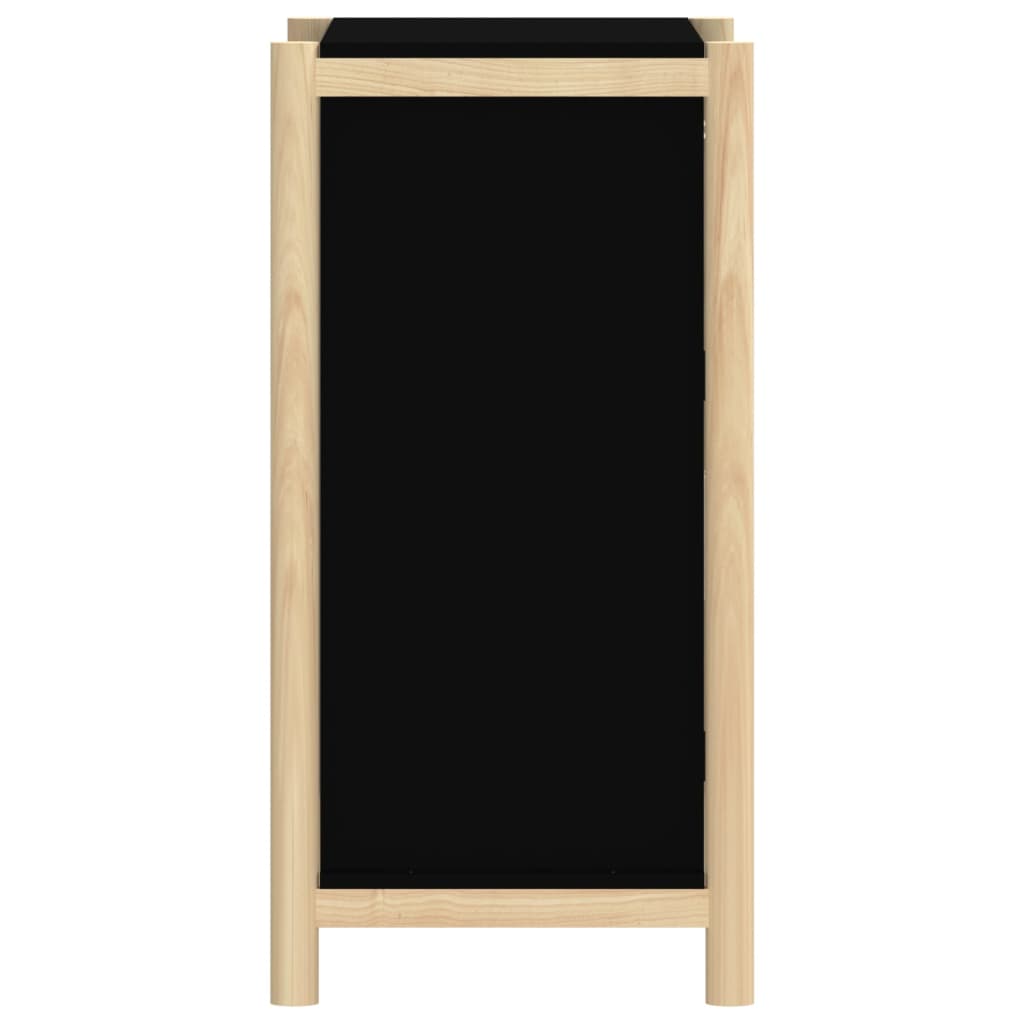 Buffet Noir 62x38x75 cm Bois d'ingénierie - XIOS